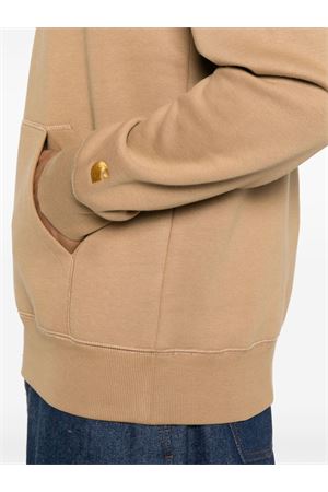 Beige stretch-cotton Chase hoodie CARHARTT WIP | I0336612GQ